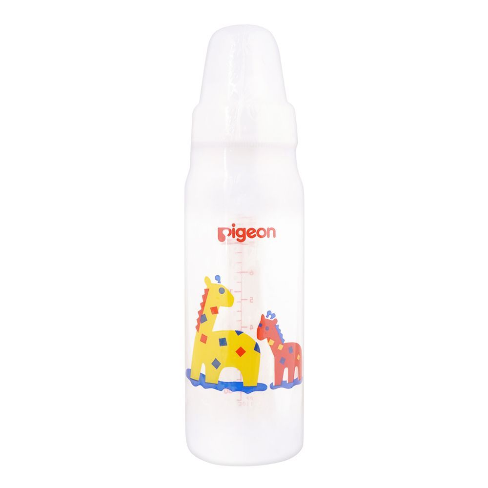 Pigeon Peristaltic Nipple Round Nursing Bottle, 240ml, A-26381