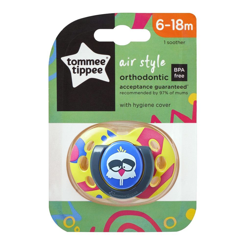 Tommee Tippee Air Style Soother 6-18m (Blue) - 433377/38