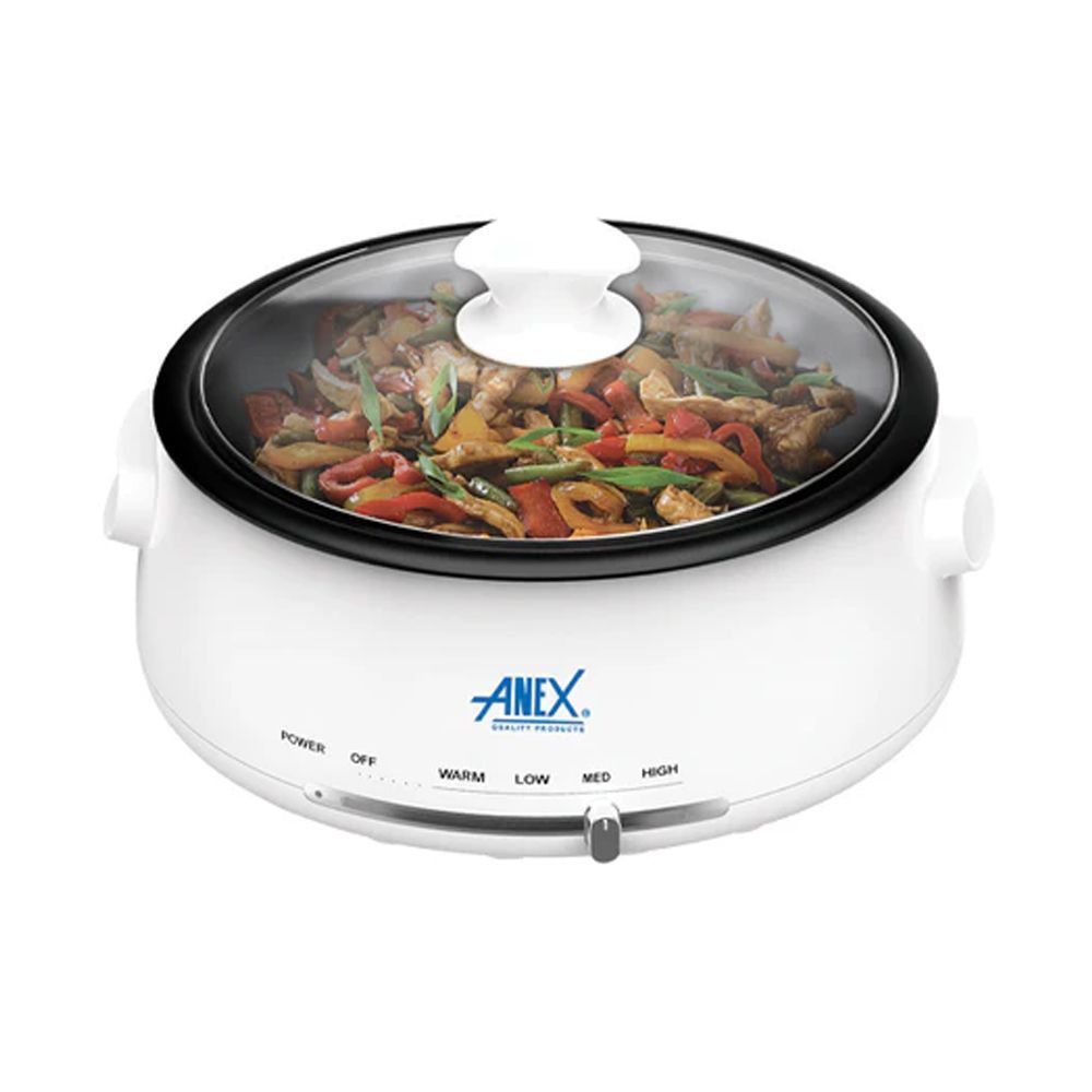 Anex Deluxe Multi Cooker, 1350W, 220-240V, 4 Liters, White, AG-2022