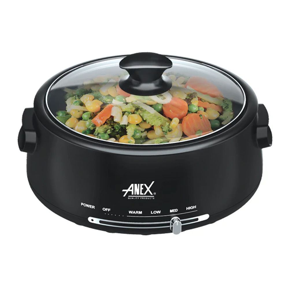 Anex Deluxe Multi Cooker, 1350W, 220-240V, 4 Liters, Black, AG-2022