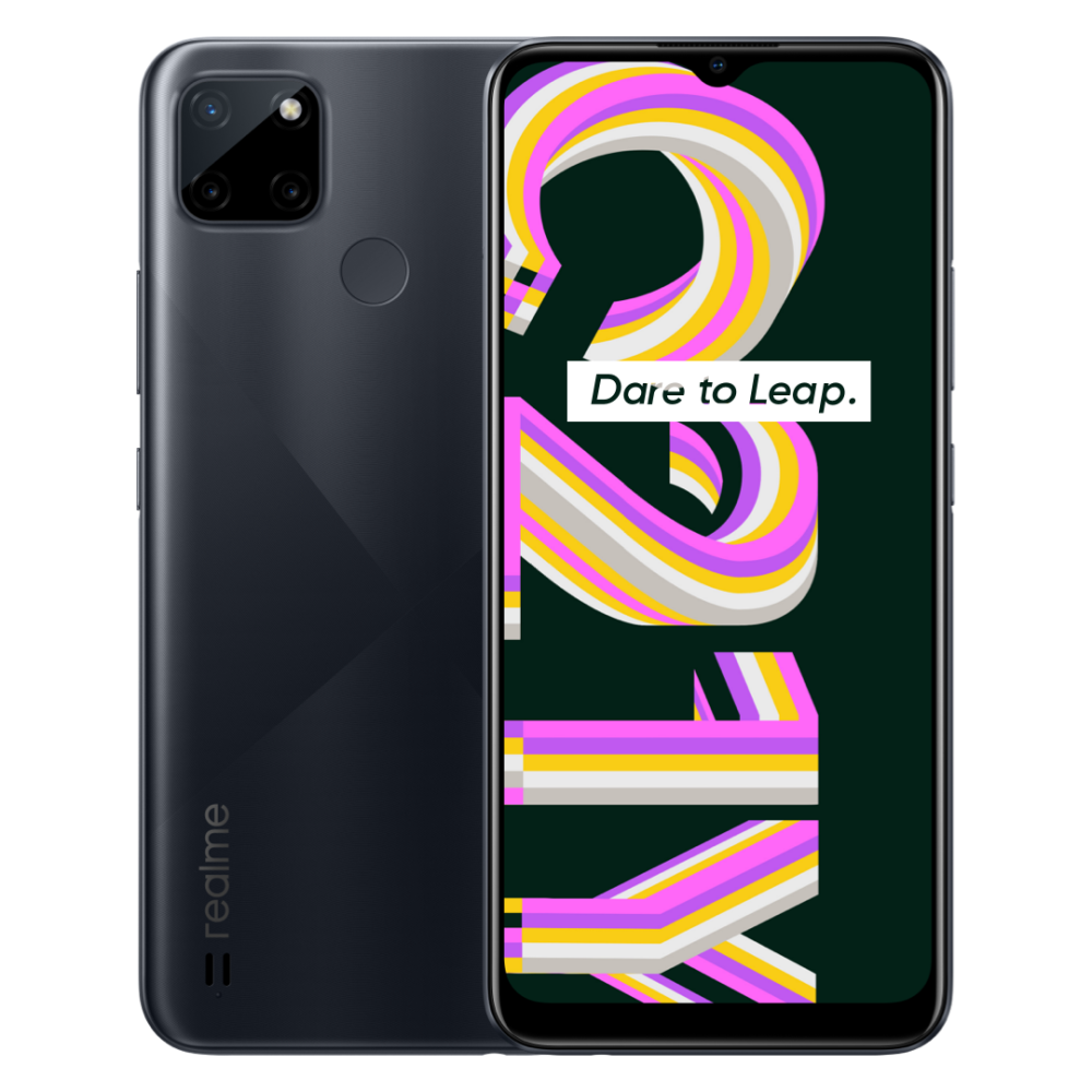 Realme C21Y 4GB/64GB Smartphone, Cross Black