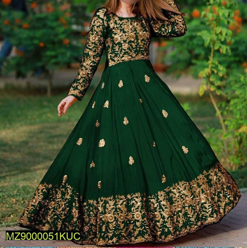 2Pc Beautiful Embroidered Maxi