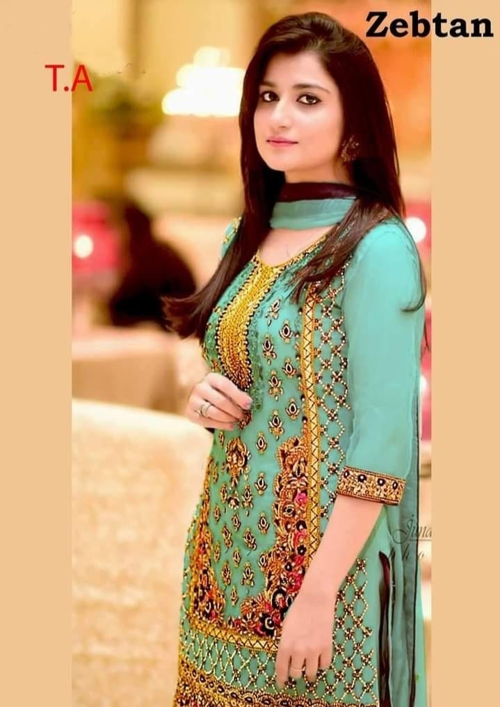 Cut Dana & Zarkoon Embroidered Dress