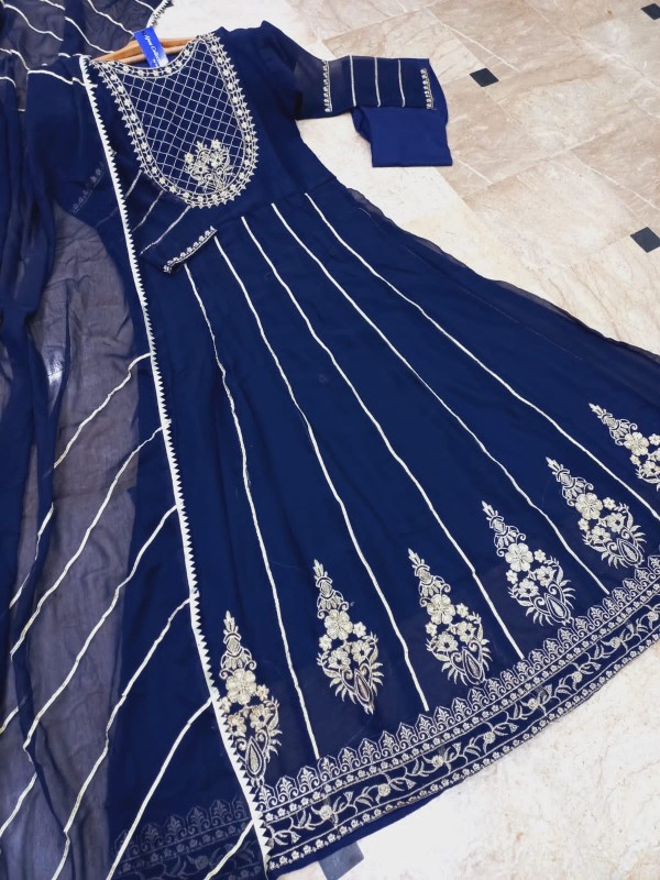 Anarkali Dupatta Suite