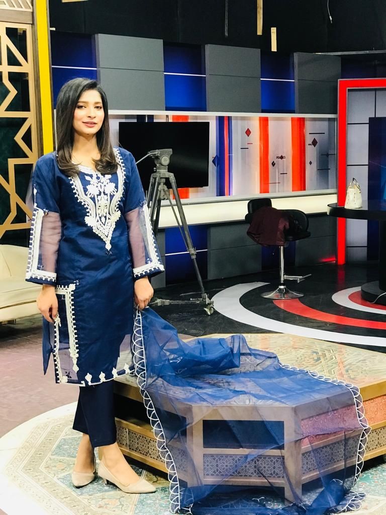 Blue Mirror 3pcs Suit